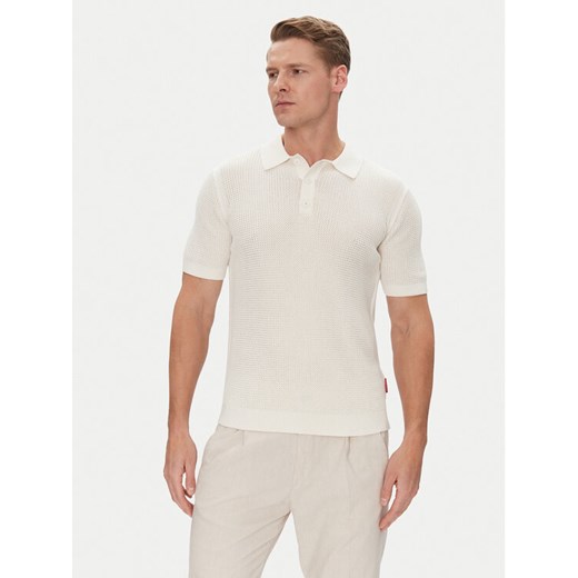 JOOP! Jeans Polo 15 JJK-08Vicono 30045448 Beżowy Modern Fit ze sklepu MODIVO w kategorii T-shirty męskie - zdjęcie 183597526