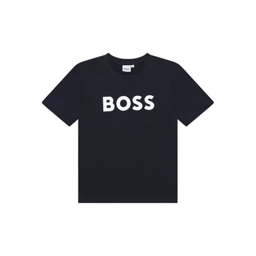 Boss T-Shirt J25P24 S Granatowy Regular Fit ze sklepu MODIVO w kategorii T-shirty chłopięce - zdjęcie 183597538