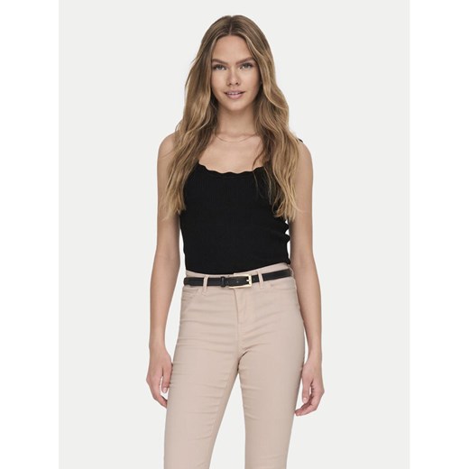 JDY Top Nanna 15290585 Czarny Slim Fit ze sklepu MODIVO w kategorii Bluzki damskie - zdjęcie 183597545