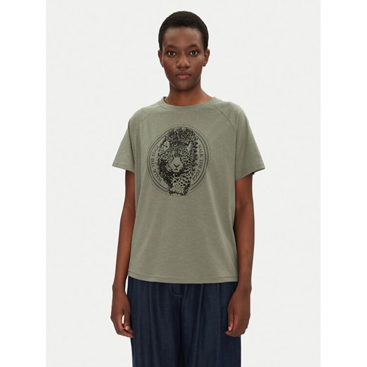Fransa T-Shirt 20615456 Zielony Regular Fit ze sklepu MODIVO w kategorii Bluzki damskie - zdjęcie 183597555