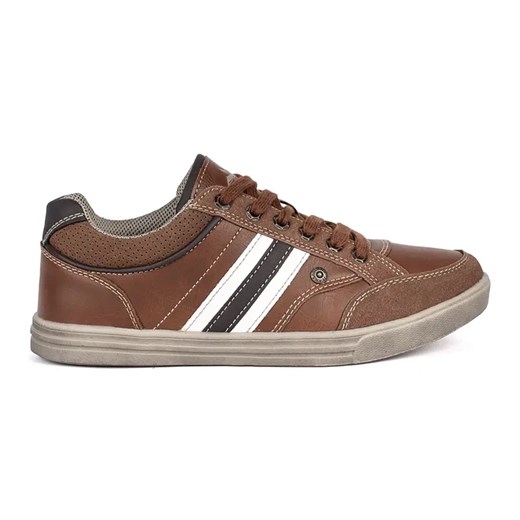 Brązowe damskie buty sportowe VICO ze sklepu ButyModne.pl w kategorii Buty sportowe damskie - zdjęcie 183597908