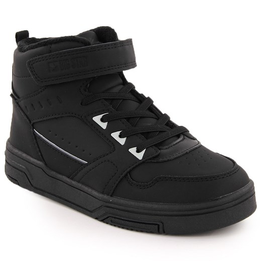 Buty sportowe dziecięce ocieplane czarne Big Star OO374122 ze sklepu ButyModne.pl w kategorii Trampki dziecięce - zdjęcie 183597917