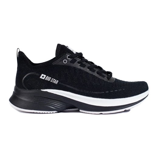 Sneakersy damskie półbuty Big Star LL274327 czarne ze sklepu ButyModne.pl w kategorii Buty sportowe damskie - zdjęcie 183597978