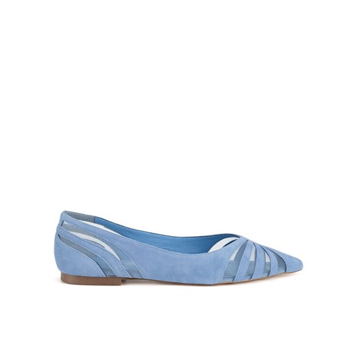 Baleriny Eva Minge LUCY-V1166-08-1 Niebieski 36 eobuwie.pl