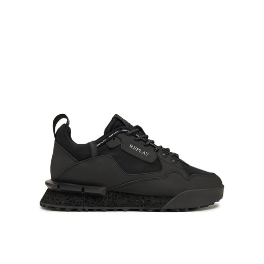 Sneakersy REPLAY GMS1P .000.C0061L Czarny ze sklepu eobuwie.pl w kategorii Buty sportowe męskie - zdjęcie 183600367