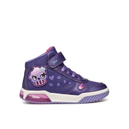 Sneakersy Geox J Inek Girl J36ASC 0CENF C8371 D Fioletowy Geox 35 eobuwie.pl