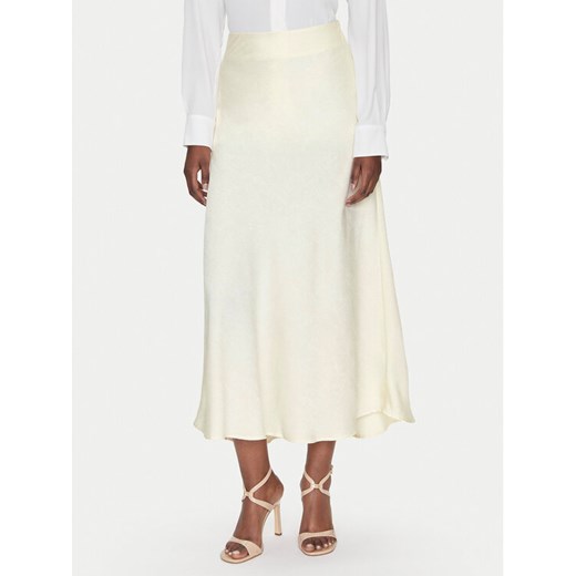 Fransa Spódnica maxi 20615436 Écru Regular Fit ze sklepu MODIVO w kategorii Spódnice - zdjęcie 183601108