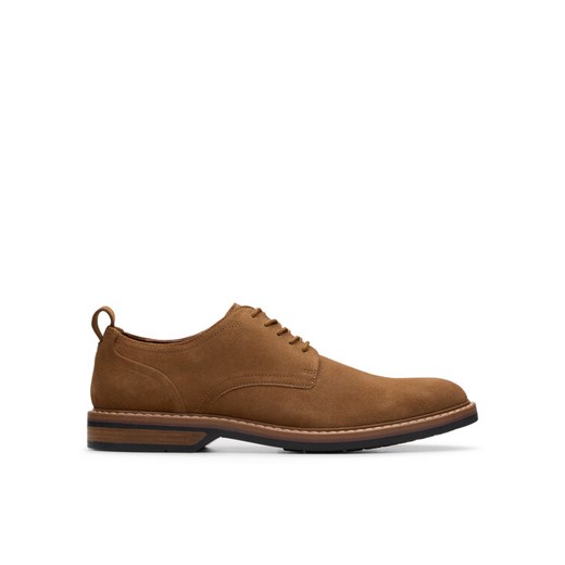 Clarks Półbuty Aldwin Lace 26178426 Brązowy ze sklepu MODIVO w kategorii Półbuty męskie - zdjęcie 183601148