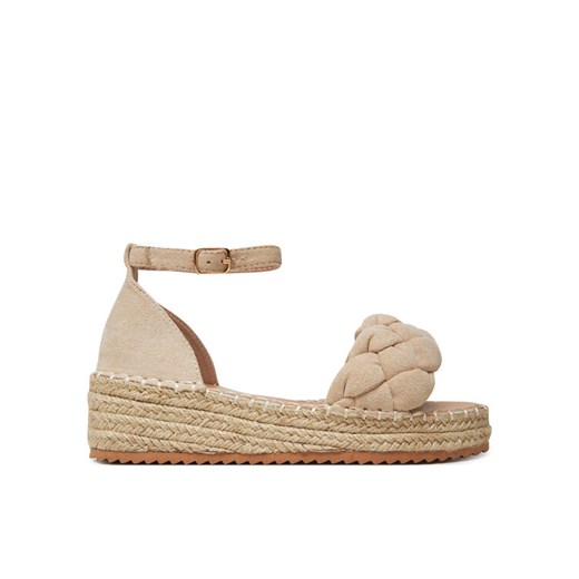 DeeZee Espadryle LE601-59 Beżowy ze sklepu MODIVO w kategorii Espadryle damskie - zdjęcie 183601755