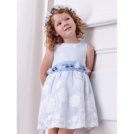 Abel & Lula Sukienka elegancka 5031 Błękitny Regular Fit Abel & Lula 4Y MODIVO