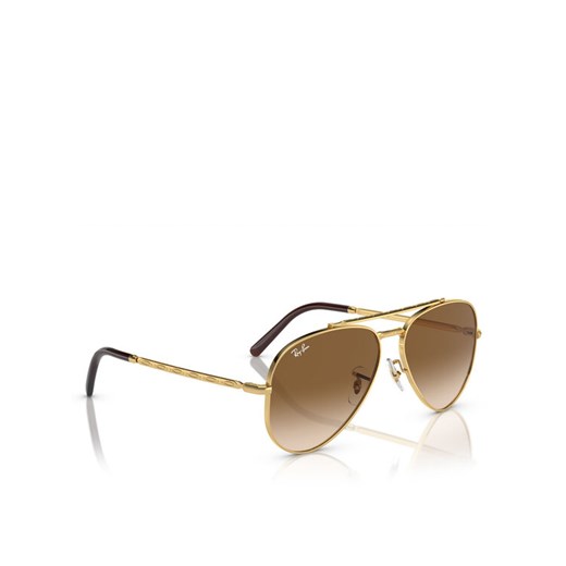 Okulary przeciwsłoneczne Ray-Ban New Aviator 0RB3625 001/51 Złoty ze sklepu eobuwie.pl w kategorii Okulary przeciwsłoneczne damskie - zdjęcie 183602505