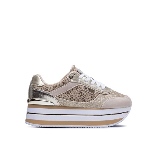 Guess Sneakersy Hansin2 FL5HNS FAL12 Złoty ze sklepu MODIVO w kategorii Buty sportowe damskie - zdjęcie 183602956