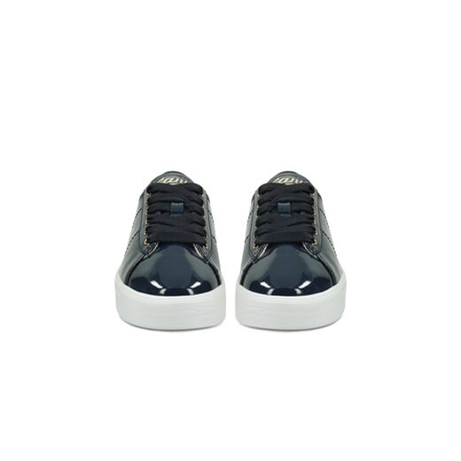 Buty sportowe damskie granatowe Gant sneakersy sznurowane na płaskiej podeszwie 