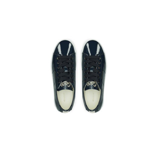 Buty sportowe damskie Gant sneakersy granatowe sznurowane na płaskiej podeszwie 