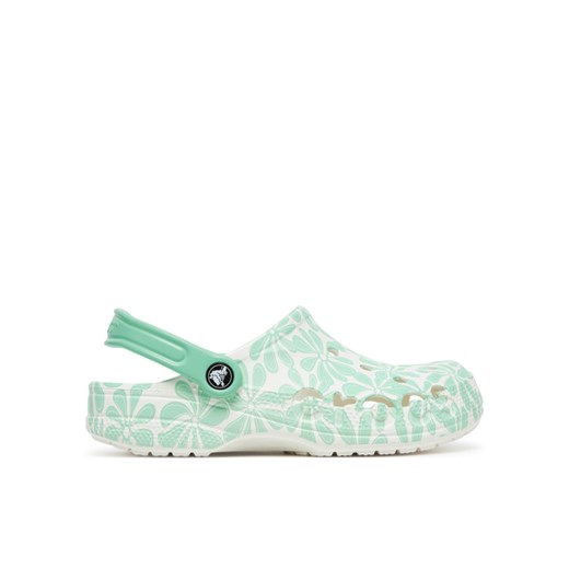 Klapki Crocs BAYA GRAPHIC CLOG 206230-3U3 Biały ze sklepu eobuwie.pl w kategorii Klapki damskie - zdjęcie 183604246