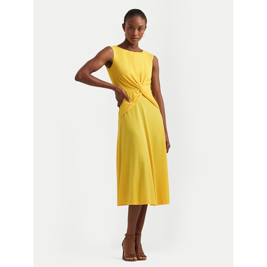 Lauren Ralph Lauren Sukienka codzienna 250872090008 Żółty Regular Fit ze sklepu MODIVO w kategorii Sukienki - zdjęcie 183604536