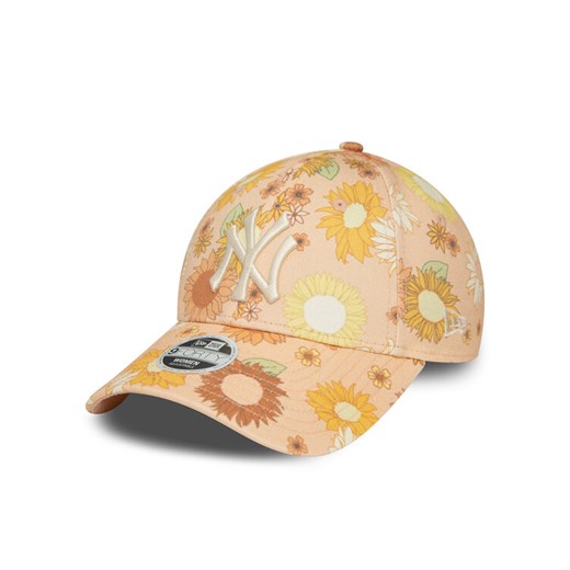 New Era Czapka z daszkiem Wmns Floral Aop 940 Nyy 60435003 Pomarańczowy ze sklepu MODIVO w kategorii Czapki z daszkiem damskie - zdjęcie 183604539