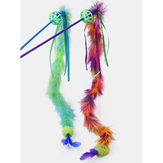 Sinsay - Zabawka dla kota - Wędki 2 pack - zielony Sinsay One Size Sinsay