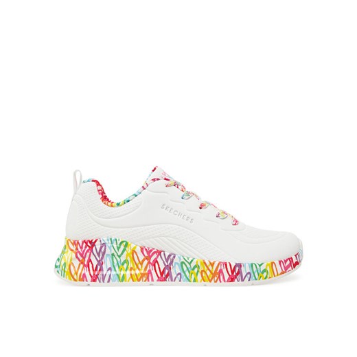Sneakersy Skechers 177976/WMLT Biały Skechers 36_5 eobuwie.pl