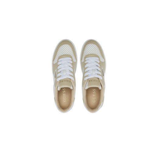 Guess buty sportowe damskie sneakersy beżowe