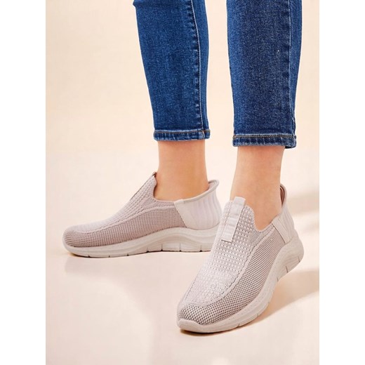 Royalfashion Wsuwane damskie materiałowe buty sportowe Secat ze sklepu royalfashion.pl w kategorii Buty sportowe damskie - zdjęcie 183608086