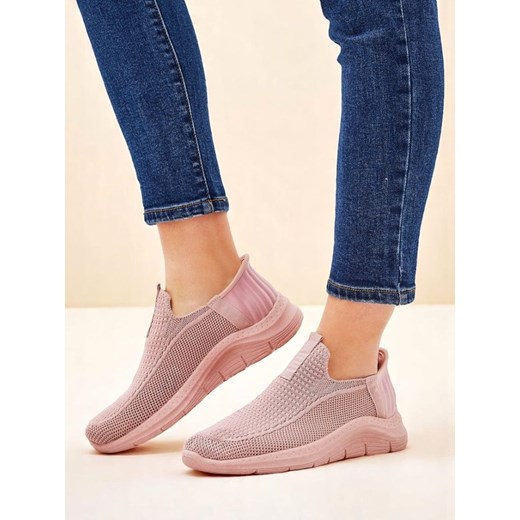 Royalfashion Wsuwane damskie materiałowe buty sportowe Secat ze sklepu royalfashion.pl w kategorii Buty sportowe damskie - zdjęcie 183608107