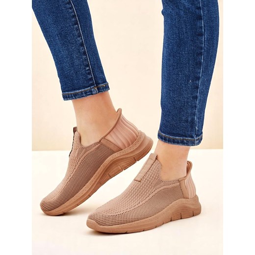 Royalfashion Wsuwane damskie materiałowe buty sportowe Secat ze sklepu royalfashion.pl w kategorii Buty sportowe damskie - zdjęcie 183608109
