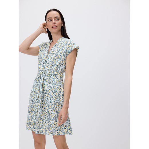 Reserved - Wzorzysta sukienka mini - wielobarwny ze sklepu Reserved w kategorii Sukienki - zdjęcie 183608745