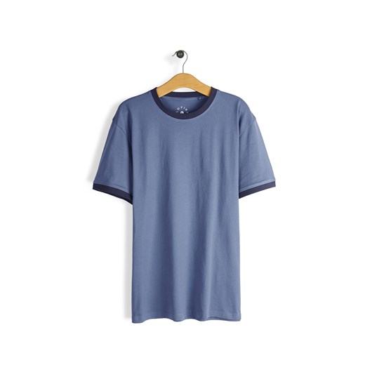 GATE Koszulka z kontrastową łamówką S ze sklepu gateshop w kategorii T-shirty męskie - zdjęcie 183609075
