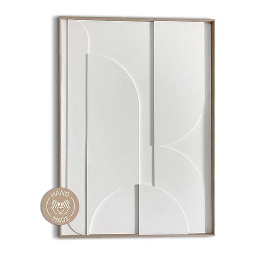 Orangewallz Druk artystyczny &quot;Round Shapes&quot; w ramce - 50 x 70 cm ze sklepu Limango Polska w kategorii Obrazy - zdjęcie 183609487