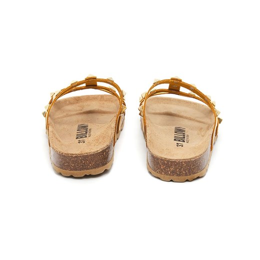 billowy Skórzane klapki w kolorze żółtym Billowy 37 promocja Limango Polska