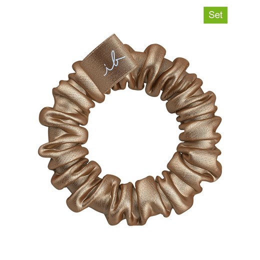 Invisibobble Gumki (4 szt.) &quot;Sprunchie Slim&quot; w kolorze jasnobrązowo-czarnym ze sklepu Limango Polska w kategorii Gumki do włosów - zdjęcie 183609668