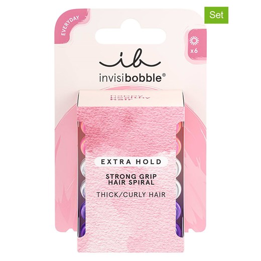 Invisibobble Gumki spiralne (12 szt.) &quot;Extra Hold&quot; w różnych kolorach ze sklepu Limango Polska w kategorii Ozdoby do włosów dziewczęce - zdjęcie 183609698
