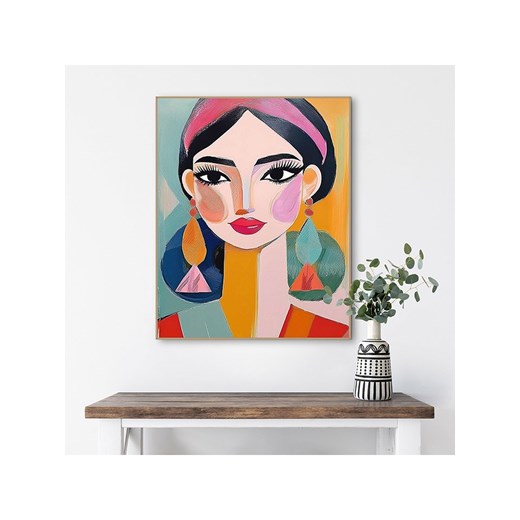 Orangewallz Druk artystyczny &quot;Vibrant Woman I&quot; w ramce ze sklepu Limango Polska w kategorii Obrazy - zdjęcie 183609849