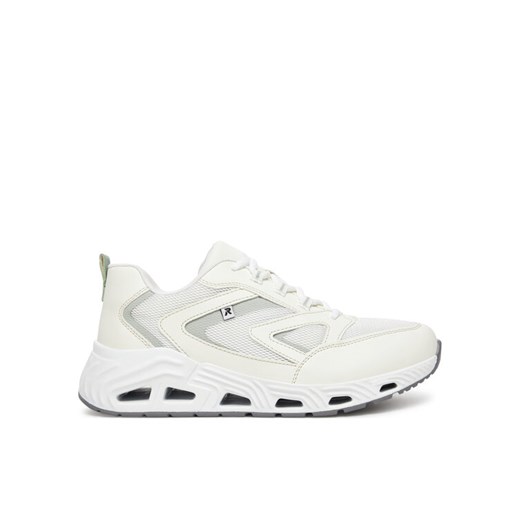 Sneakersy Rieker N5205-80 Écru ze sklepu eobuwie.pl w kategorii Buty sportowe damskie - zdjęcie 183611828