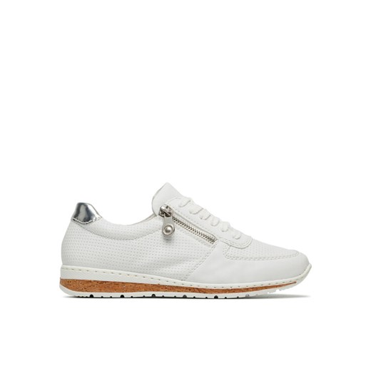 Sneakersy Rieker N5127-80 Biały ze sklepu eobuwie.pl w kategorii Buty sportowe damskie - zdjęcie 183611868