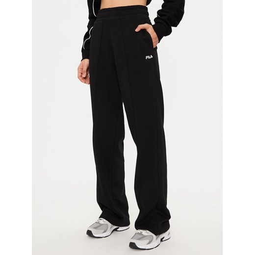 Fila Spodnie dresowe Lauka FAW0910 Czarny Wide Leg ze sklepu MODIVO w kategorii Spodnie damskie - zdjęcie 183612457