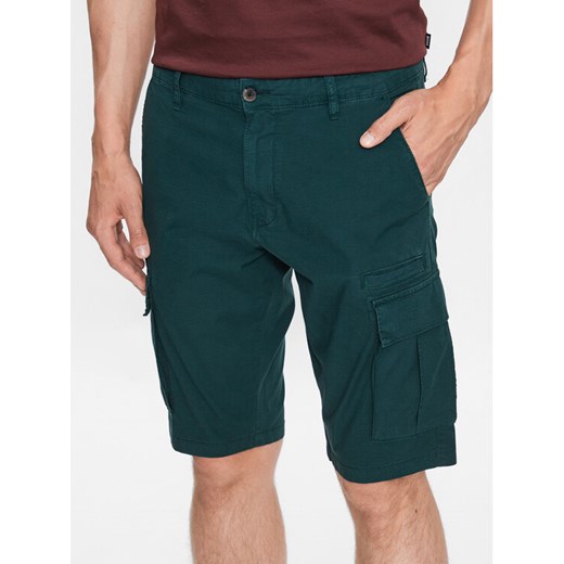 s.Oliver Szorty materiałowe 2128986 Zielony Relaxed Fit ze sklepu MODIVO w kategorii Spodenki męskie - zdjęcie 183612508