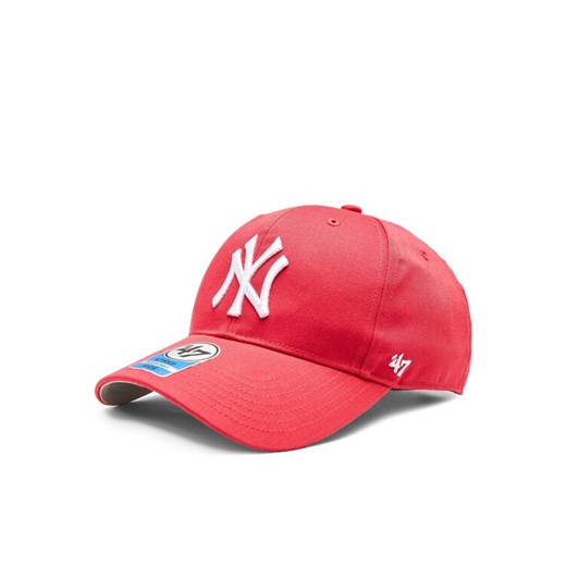 47 Brand Czapka z daszkiem MLB New York Yankees Raised Basic '47 MVP B-RAC17CTP-BE Różowy ze sklepu MODIVO w kategorii Czapki dziecięce - zdjęcie 183612536