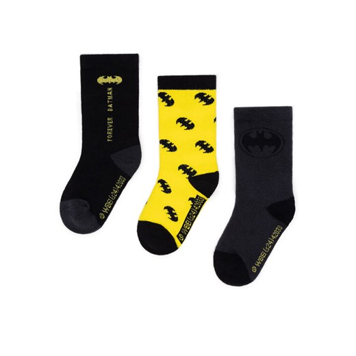 Batman Skarpety ACCCS-AW24-223WBBAT (3-pack) Czarny ze sklepu MODIVO w kategorii Skarpetki dziecięce - zdjęcie 183612677