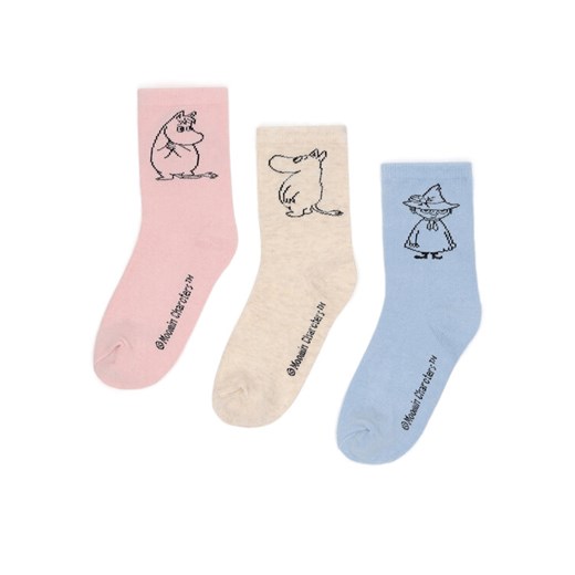 Moomin Skarpety ACCCS-AW24-209MMN (3-pack) Kolorowy 27_30 MODIVO