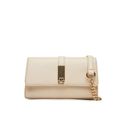 Tommy Hilfiger Torebka Th Heritage Mini Crossover Chain AW0AW17222 Beżowy ze sklepu MODIVO w kategorii Kopertówki - zdjęcie 183612746