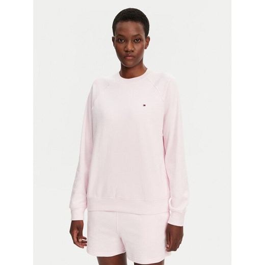 Tommy Hilfiger Bluza UW0UW05771 Różowy Regular Fit ze sklepu MODIVO w kategorii Bluzy damskie - zdjęcie 183612805