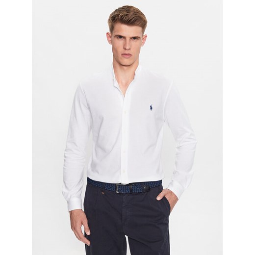 Polo Ralph Lauren Koszula 710742468002 Biały Regular Fit ze sklepu MODIVO w kategorii Koszule męskie - zdjęcie 183612826