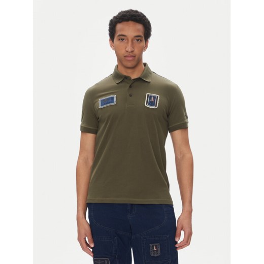 Aeronautica Militare Polo 251PO1851P344 Khaki Regular Fit ze sklepu MODIVO w kategorii T-shirty męskie - zdjęcie 183612869
