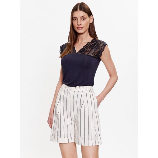 Culture Bluzka Poppy 50100306 Granatowy Regular Fit ze sklepu MODIVO w kategorii Bluzki damskie - zdjęcie 183612988