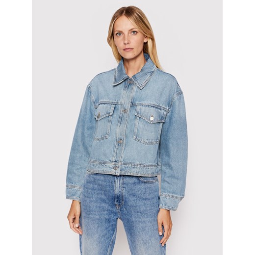 Boss Kurtka jeansowa 50474222 Niebieski Regular Fit ze sklepu MODIVO w kategorii Kurtki damskie - zdjęcie 183613015