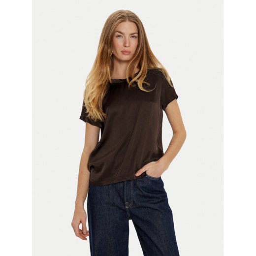 ViCOLO T-Shirt TS0201 Brązowy Regular Fit ze sklepu MODIVO w kategorii Bluzki damskie - zdjęcie 183613056