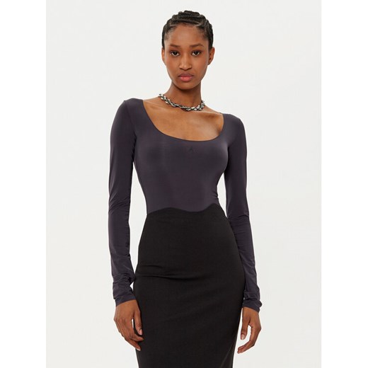 Patrizia Pepe Body 8M1689/J257-K103 Czarny Slim Fit ze sklepu MODIVO w kategorii Bluzki damskie - zdjęcie 183613098