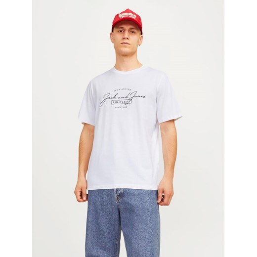 Jack&Jones T-Shirt Erris 12256799 Biały Standard Fit XL MODIVO